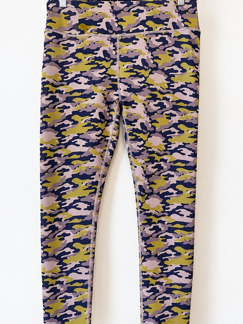 Camo Print High Rise Athletic Leggings Multicolor Womenâs Large